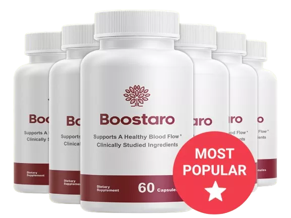 Six-bottle Boostaro package